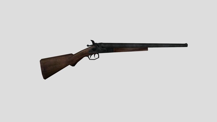RDR1 - Double-barreled Shotgun 3D Model