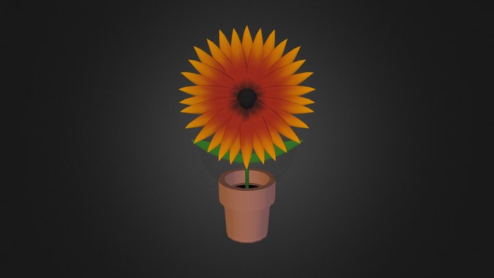 Sunflower 3D Model