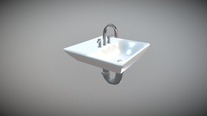 Simple Sink 3D Model
