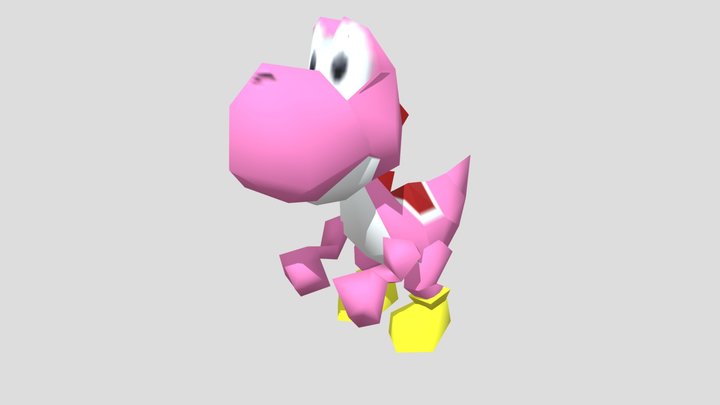 Super Smash Bros 64 - Pink Yoshi