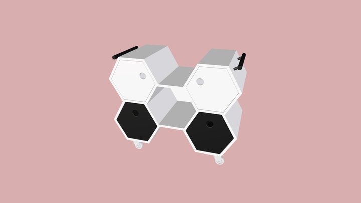 hexicart v9 3D Model