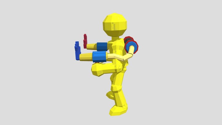 Poppy Playtime Player N64 Edition 3D Model
