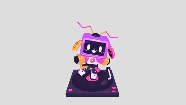 Chibi V0LT 3D Model