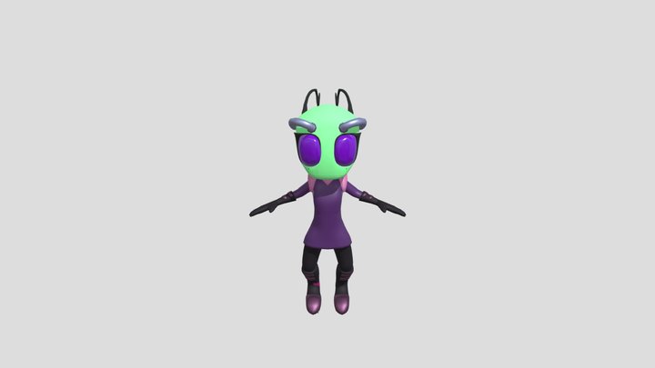 Irken Invader Tak 3D Model