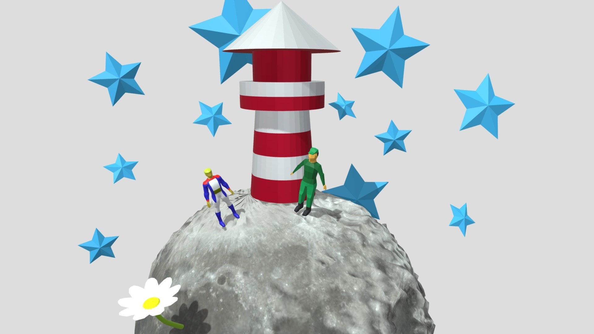 El Principito Escena 2 Planeta 5 Faro