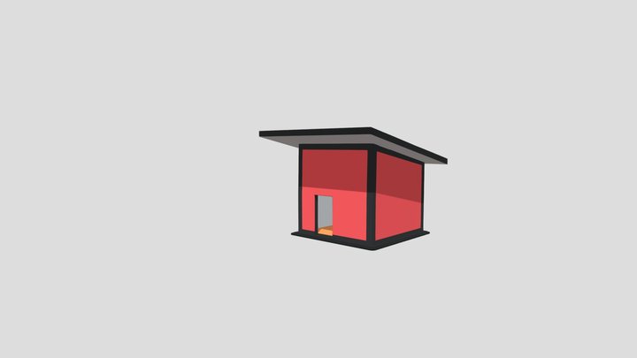 Simple House 3D Model