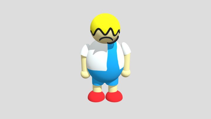 Additional Basics Characters (Baldi) - Download Free 3D model by  Johnthe3dModeler (@Johnthe3dModeler) [ae38f52]
