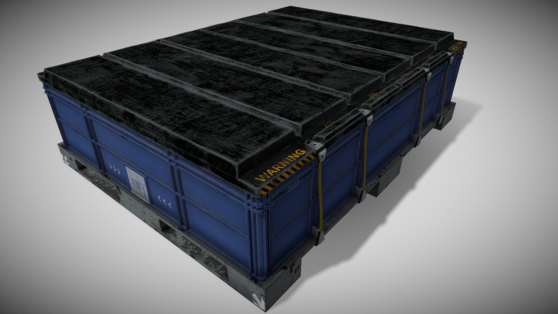 large shipping container - Download Free 3D model by GokouFG [73c219d ...