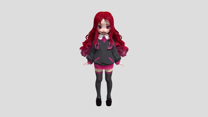 Young_Anime Danesmee Romanova_1025052617 3D Model