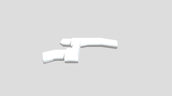 Double Pegboard Click Hook 3D Model