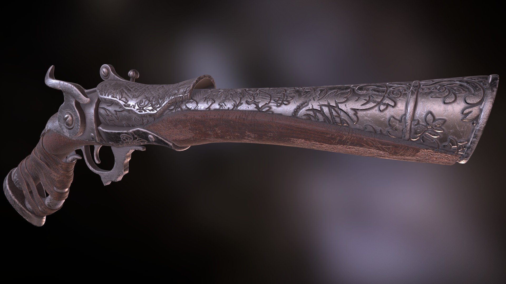 Bloodborne Gun - 3D model by Cinquez (@Cinquez) [73c41c4]