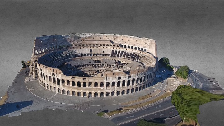 Colosseo (Flavian Amphitheatre) - Drone 3D Model