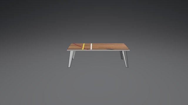Gymfloortable by PLANQ 3D Model