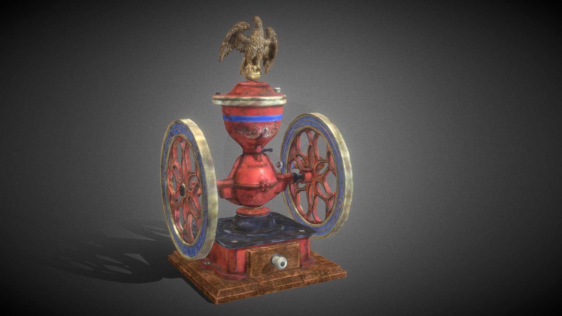 Antique Coffee Grinder - Buy Royalty Free 3D model by paburoviii ...
