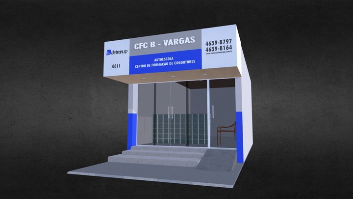FACHADA EM 3D 3D Model