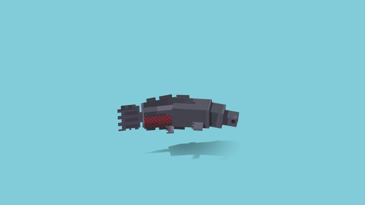 Arapaima Gigas Fish 3D Model