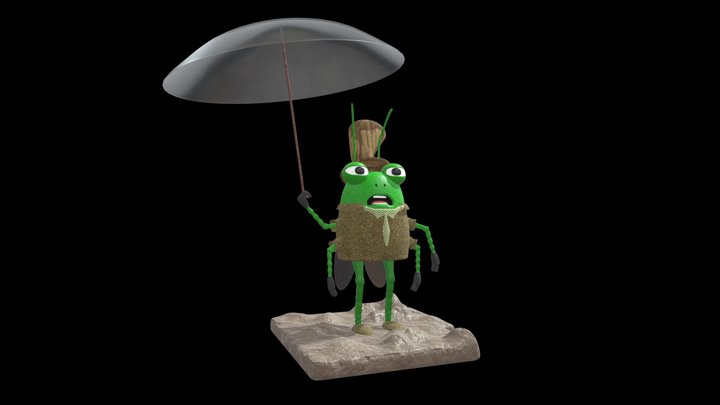Jiminy Cricket - Pepe Grillo 3D Model