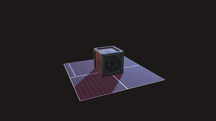 Prop Crate 3D Model