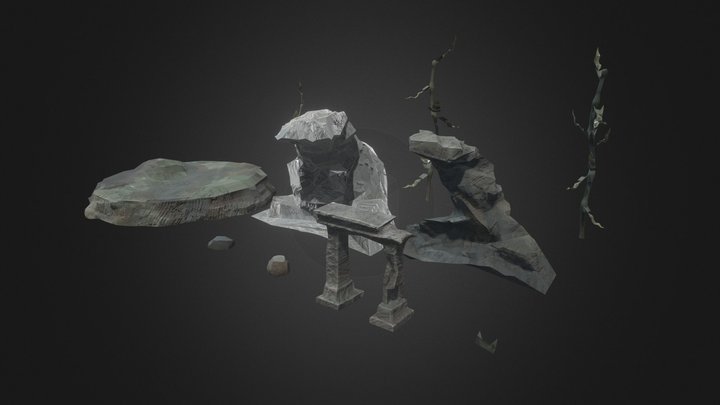 Underwater Scene Assets 3D Model