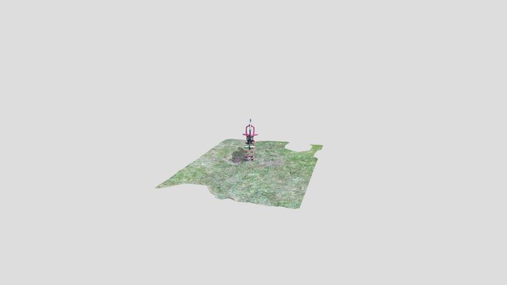 3D Scanned Spring Frog Toy From playground