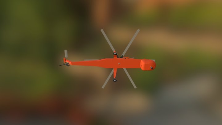 Sikorsky-s64-crane-helicopter-1 Snapshot 13 3D Model