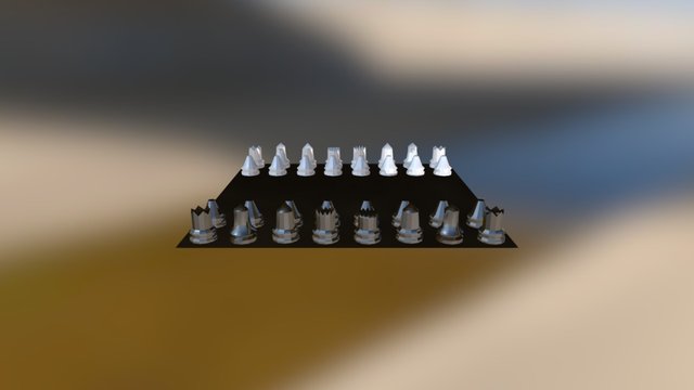 Chesspieces 3D Model