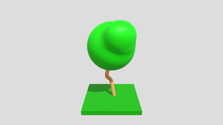 Tree for the statue 3D Model