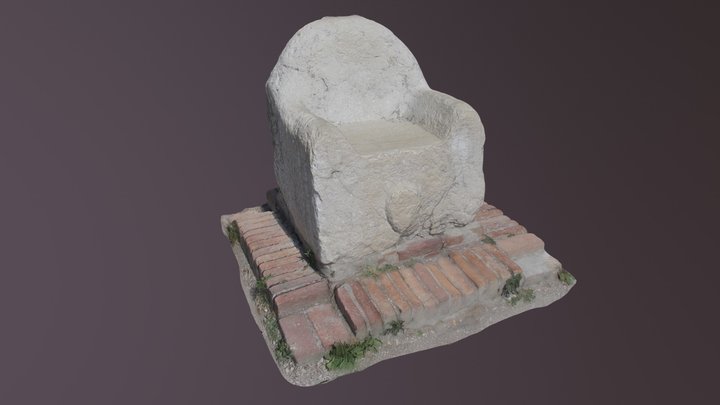Trono di Attila a Torcello 3D Model