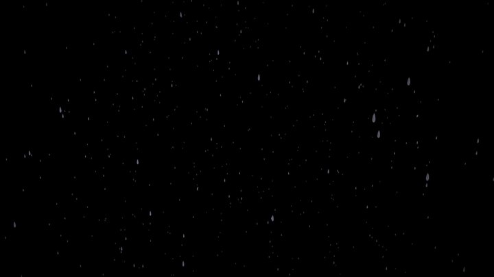 Rain Rigged Looping 1MB 3D Model
