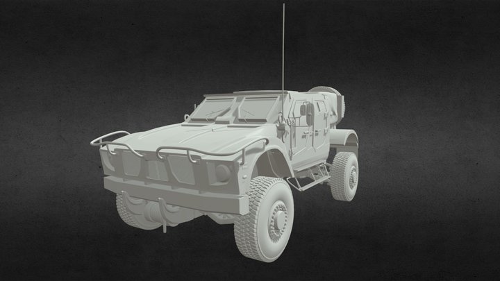 Oshkosh M ATV 3D Model