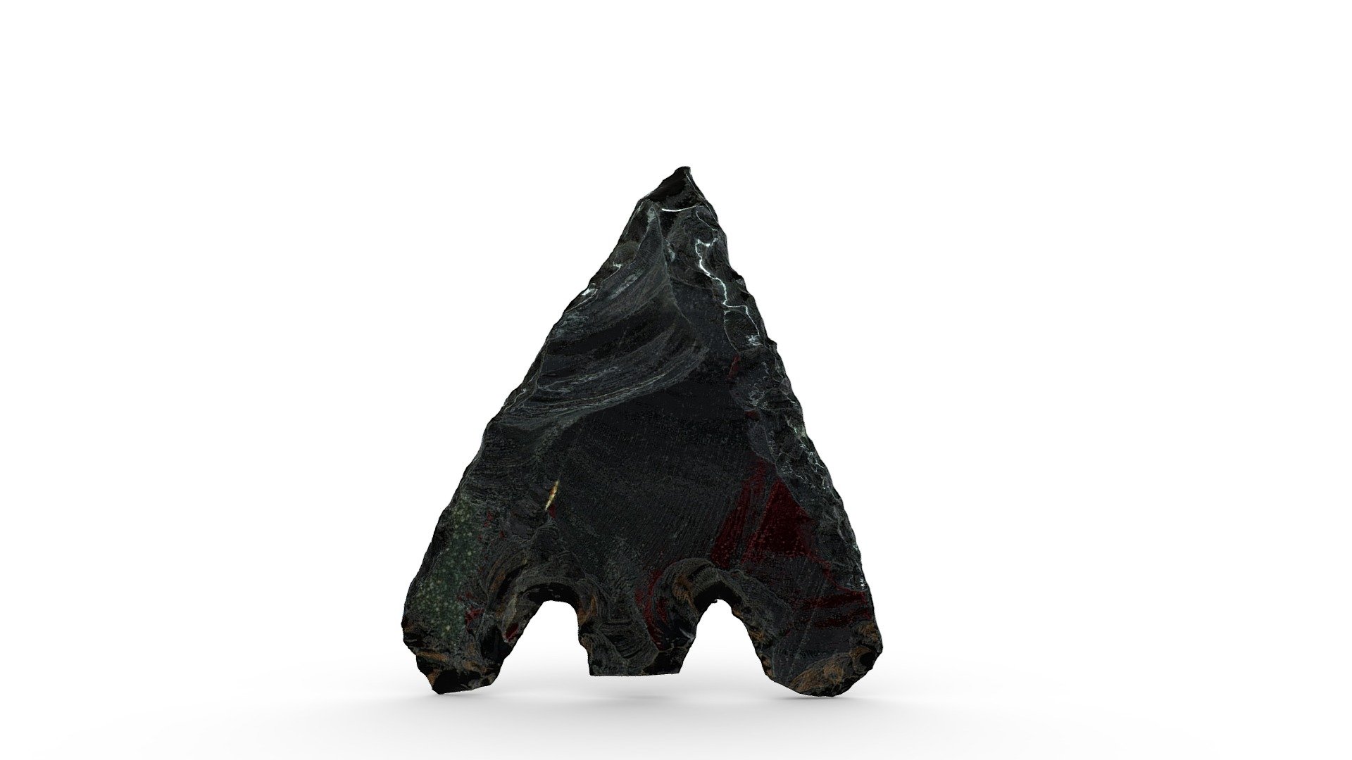 FacTransProE-M1III_黒曜石矢じり — Sketchfab embed 3D viewer