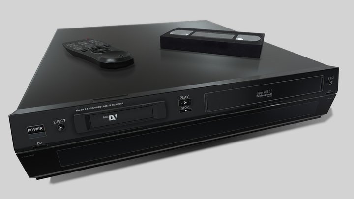 VHS player 3D Model