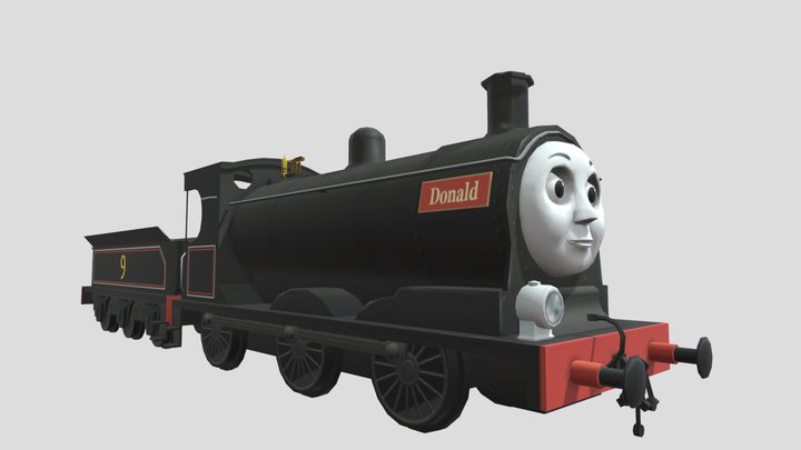 Donald race on 3D Model