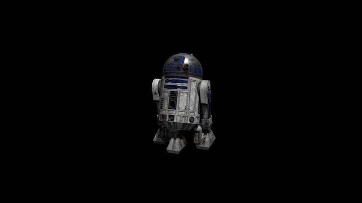 Star Wars R2D2 3D Model