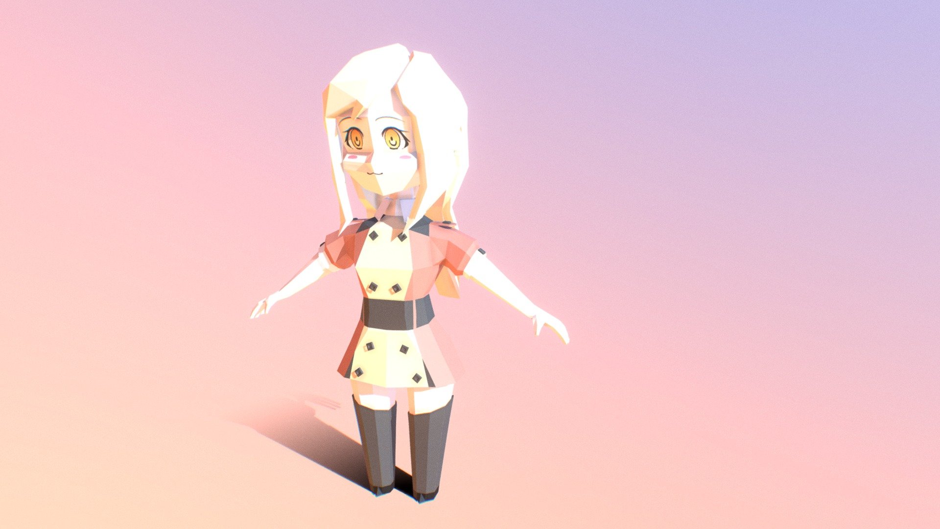 Chibik Texture test - 3D model by Alexander (@aylf) [73d2942] - Sketchfab