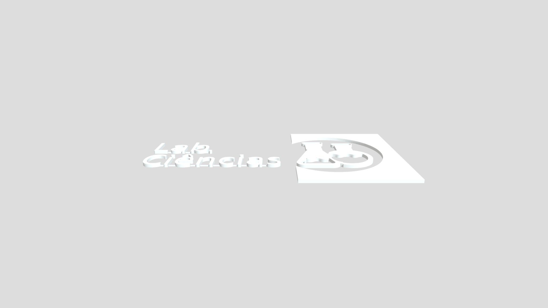 Laboratório de Ciências — Sketchfab embed 3D viewer