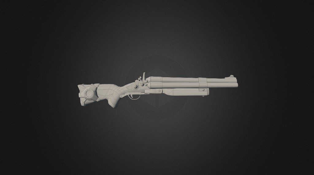 Shotgun WIP 2 - 3D model by travismcalexander [73d51c3] - Sketchfab