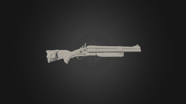 Shotgun WIP 2 3D Model