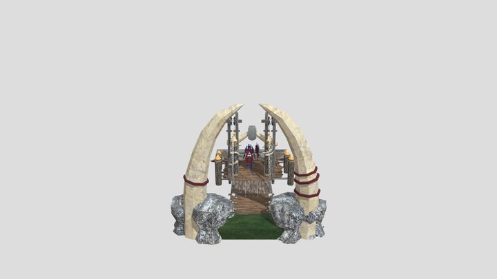 Monster Hunter Glavenus Armor Set (Miniproject) 3D Model
