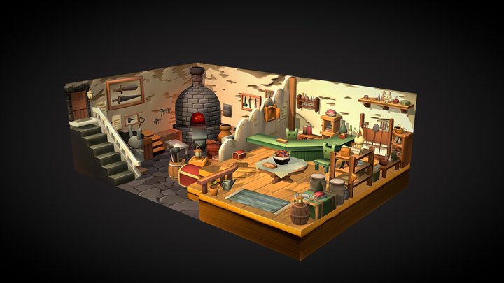 Home inside 3D Model