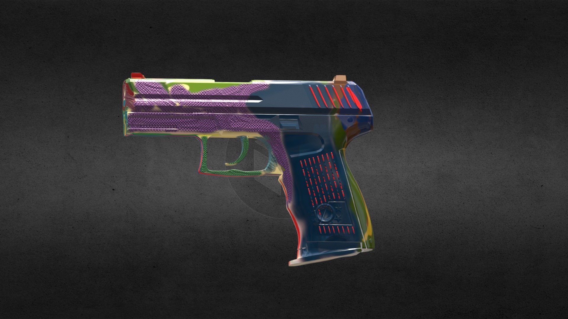 P2000 |Hybrid - 3D model by DEADSHUTFIRE [73d9ca4] - Sketchfab