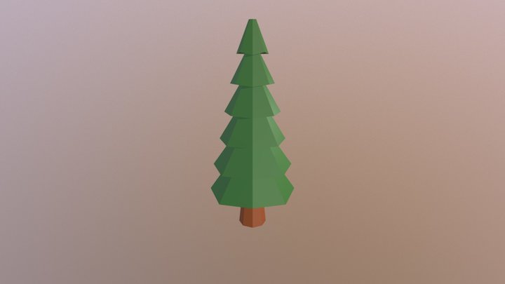 Low_Poly_Tree_01 3D Model