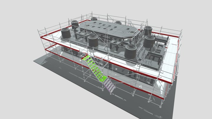 NG - Plataforma para equipamento 3D 3D Model