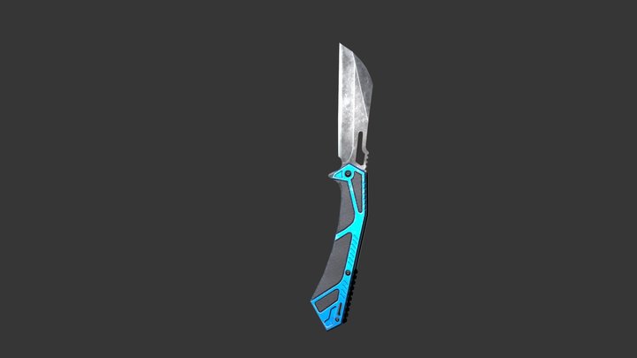 Navy tactical knife 3D Model