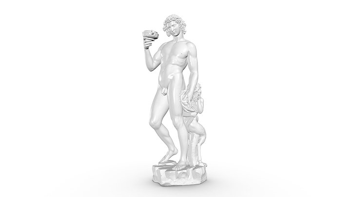 Michelangelo - Bacchus(1496–1497) 3D Model