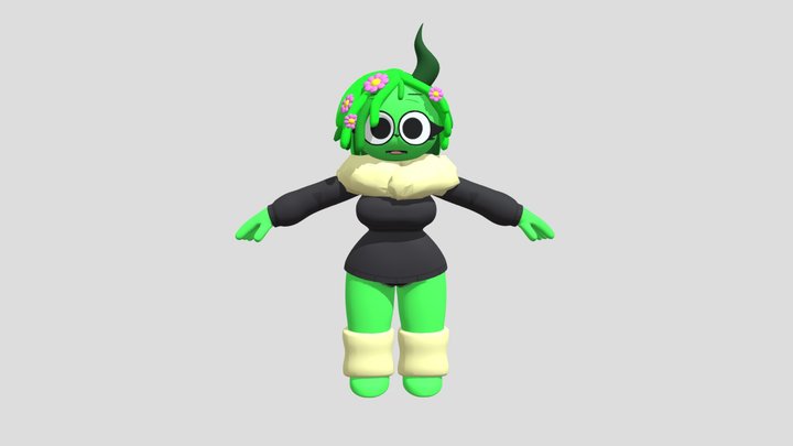 Vineria (Sprunki Retake Human) 3D Model