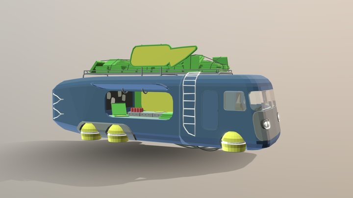 Pizzabus 3D Model