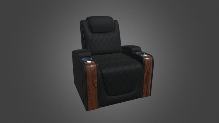 Oslo Home Theater Seating 3D Model