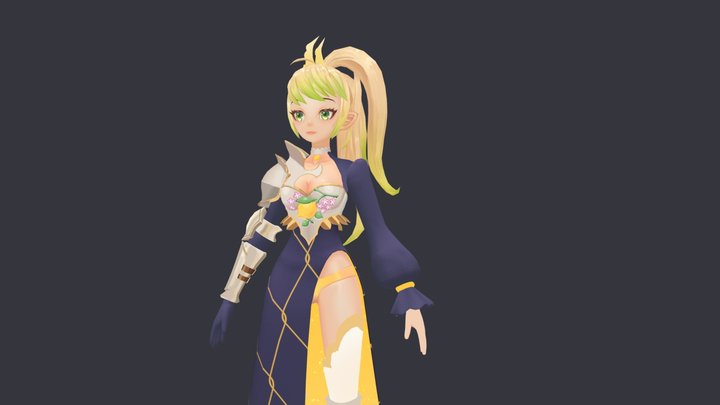 WIP_W6_Lemon Knight 3D Model