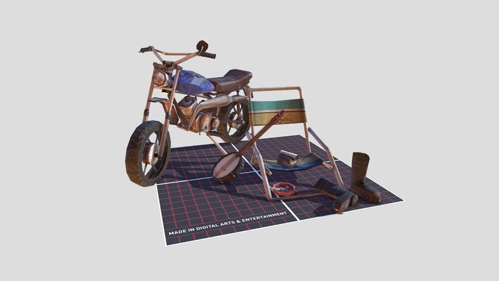 3D1_5 Props_Helena Cosendey 3D Model